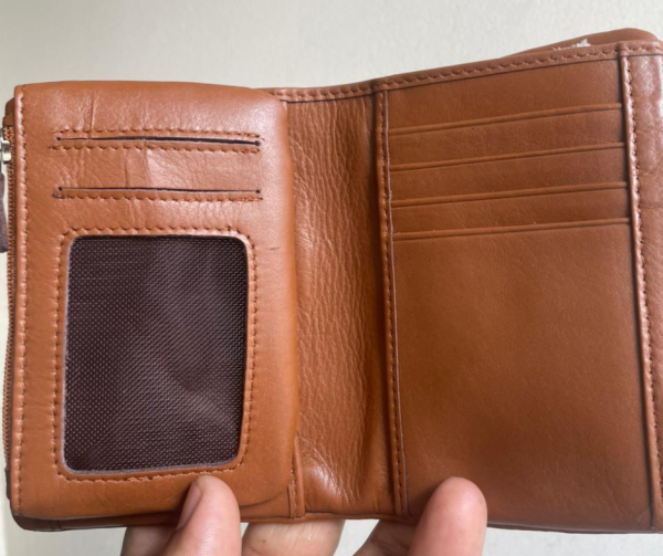 3 Quarter Wallet (Brown)