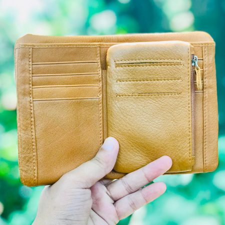 3 Quarter Wallet (Brown)