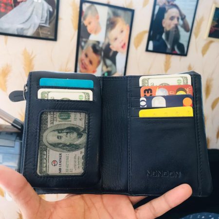 3 Quarter wallet (Blue)